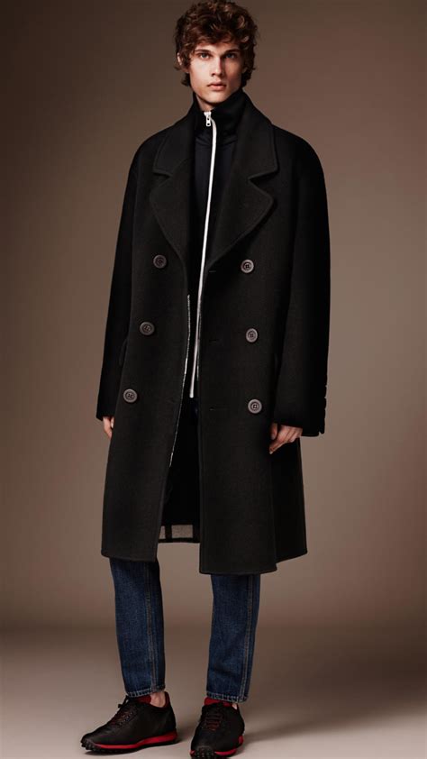 burberry double cashmere topcoat